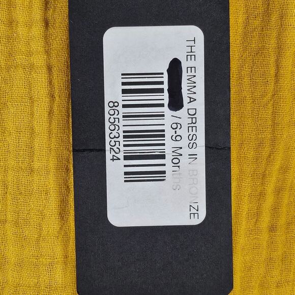 ALICE + AMES BABY GIRL EMMA DRESS – BRONZE – SIZE 6–9 MONTHS – SLEEVELESS – NWT - Picture 5 of 5